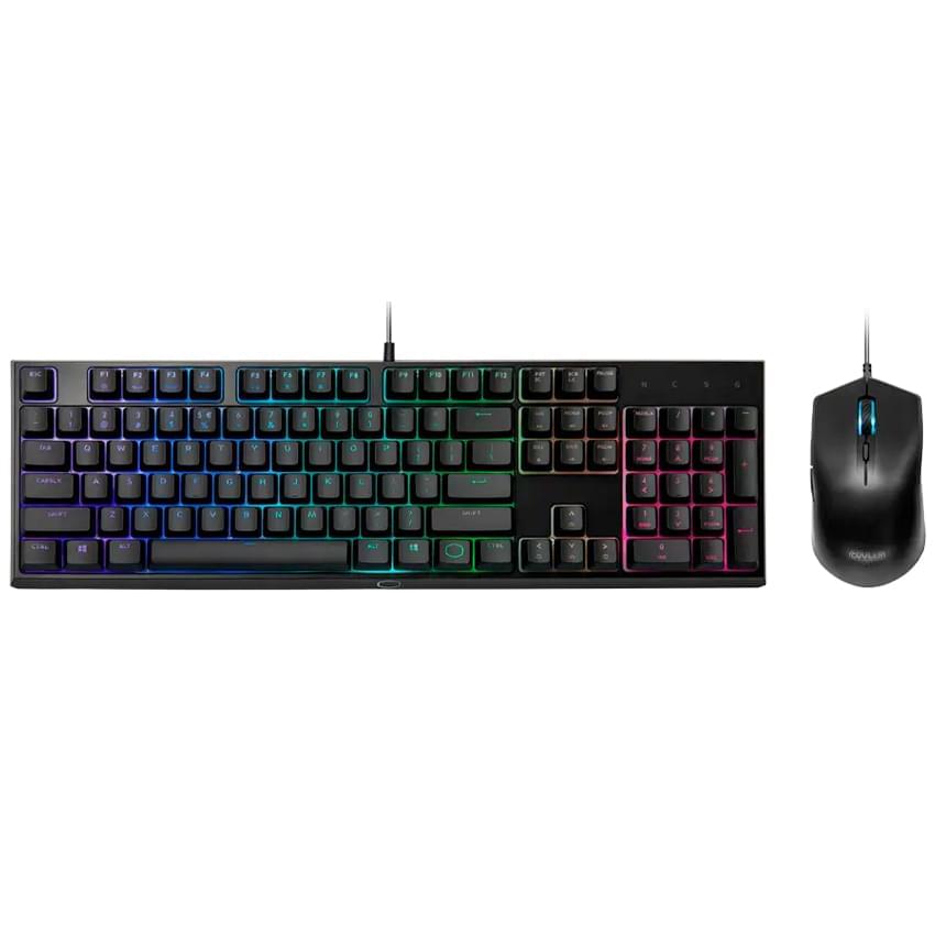 Kit Teclado Semi Mecanico y Mouse Gtc Cbg-018-B